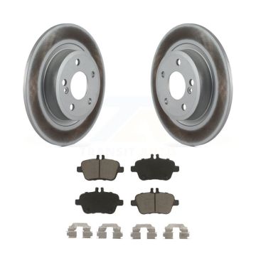 Rear Coat Brake Rotors Ceramic Pad Kit For Mercedes-Benz GLA250 CLA250 B250 INFINITI QX30 KGC-101435