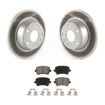Rear Coat Brake Rotors Ceramic Pad Kit For Audi TT Quattro With 286mm Diameter Rotor KGC-101437