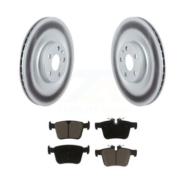Rear Coated Disc Brake Rotors And Ceramic Pads Kit For Volvo XC90 C40 Recharge KGC-101461