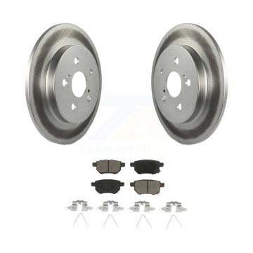 Rear Coat Brake Rotors Ceramic Pad Kit For Toyota Corolla Matrix Prius Prime Pontiac Vibe KGC-101465