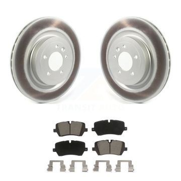 Rear Coated Disc Brake Rotors And Ceramic Pads Kit For Land Rover Range Sport Discovery KGC-101483
