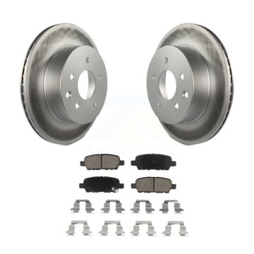 Rear Coated Brake Rotors Ceramic Pad Kit For Nissan Rogue Sport Qashqai LEAF Juke X-Trail KGC-101491
