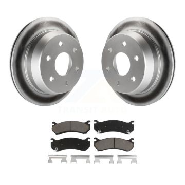 Rear Coat Brake Rotor Ceramic Pad Kit For Chevrolet Silverado 2500 HD Suburban GMC Sierra KGC-101497