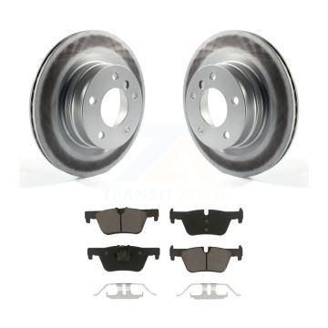 Rear Coated Disc Brake Rotor Ceramic Pad Kit For BMW 230i xDrive 228i 328i 320i 428i 328d KGC-101512
