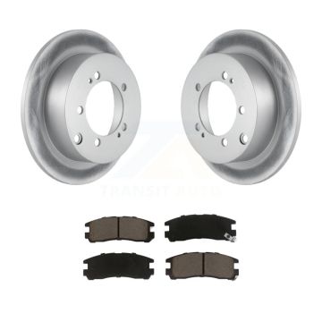 Rear Coat Brake Rotor Ceramic Pad Kit For Chrysler Sebring Mitsubishi Eclipse Eagle Talon KGC-101524