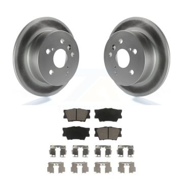 Rear Coated Disc Brake Rotors And Ceramic Pads Kit For Toyota Camry Lexus ES350 Avalon KGC-101526