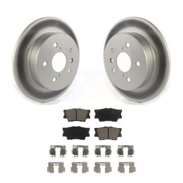 Rear Coated Disc Brake Rotors And Ceramic Pads Kit For Toyota Camry KGC-101531