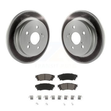 Rear Coat Disc Brake Rotor Ceramic Pad Kit For Toyota RAV4 Camry Lexus C-HR NX300 Corolla KGC-101532
