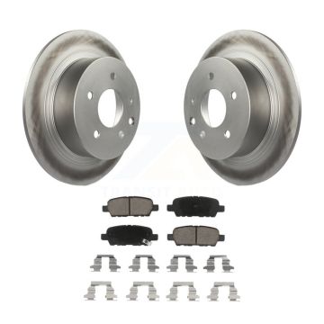 Rear Coated Disc Brake Rotors And Ceramic Pads Kit For Nissan Sentra Altima Juke Maxima KGC-101546