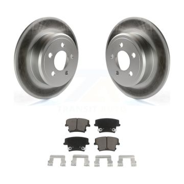 Rear Coated Brake Rotors Ceramic Pad Kit For Dodge Chrysler 300 Charger Challenger Magnum KGC-101550
