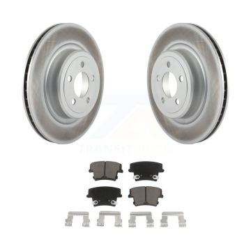 Rear Coated Disc Brake Rotors And Ceramic Pads Kit For Dodge Charger Magnum KGC-101555