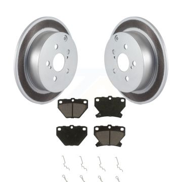 Rear Coat Disc Brake Rotors Ceramic Pad Kit For Toyota Matrix Corolla Pontiac Vibe Celica KGC-101558