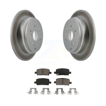 Rear Coated Disc Brake Rotors And Ceramic Pads Kit For 2002-2004 Honda Odyssey KGC-101564