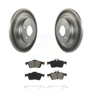 Rear Coated Disc Brake Rotors And Ceramic Pads Kit For Mazda 5 KGC-101574