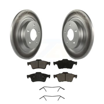 Rear Coated Disc Brake Rotors And Ceramic Pads Kit For 2006 Mazda 5 To 02 06 KGC-101575