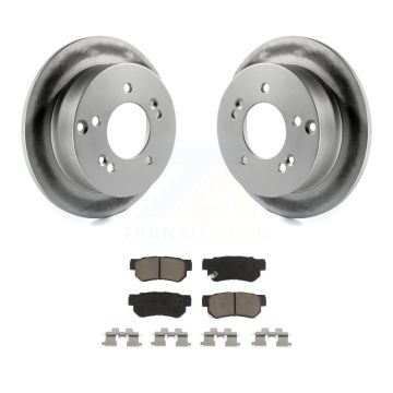 Rear Coat Brake Rotor Ceramic Pad Kit For Hyundai Tucson Kia Sportage Sonata Optima XG350 KGC-101581