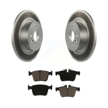 Rear Coated Disc Brake Rotors And Ceramic Pads Kit For 2016-2019 Land Rover Range Evoque KGC-101582