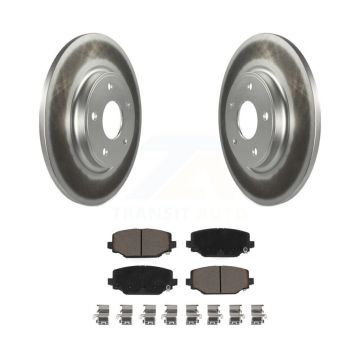 Rear Coat Brake Rotor Ceramic Pad Kit For Dodge Grand Caravan Journey Chrysler Town & Ram KGC-101586