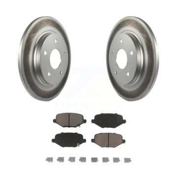 Rear Coat Brake Rotor Ceramic Pad Kit For Dodge Grand Caravan Chrysler Town & Country Ram KGC-101587
