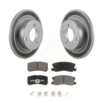 Rear Coat Brake Rotor Ceramic Pad Kit For Jeep Mitsubishi Patriot Lancer Chrysler Compass KGC-101591