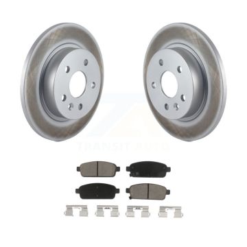 Rear Coat Brake Rotor Ceramic Pad Kit For Chevrolet Cruze Trax Buick Encore Sonic Limited KGC-101596