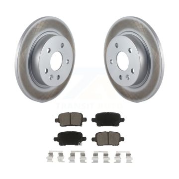 Rear Coat Brake Rotors Ceramic Pad Kit For Chevrolet Cruze With 268mm Diameter Rotor KGC-101599