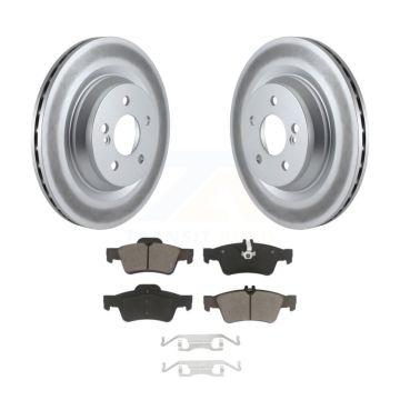 Rear Coated Brake Rotor Ceramic Pad Kit For Mercedes-Benz S550 S450 SL550 S350 CL550 S400 KGC-101601