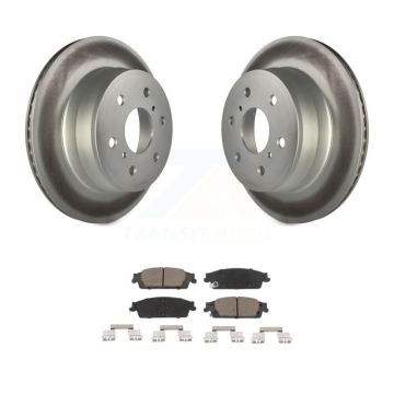 Rear Coat Brake Rotor Ceramic Pad Kit For Chevrolet GMC Silverado 1500 Sierra Tahoe Yukon KGC-101606