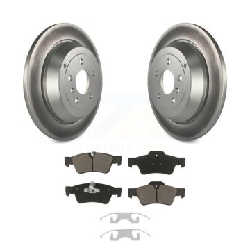 Rear Coat Brake Rotors Ceramic Pad Kit For Mercedes-Benz ML350 ML320 R350 ML500 R320 R500 KGC-101616