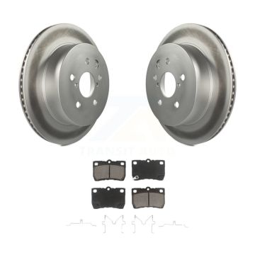 Rear Coat Disc Brake Rotor Ceramic Pad Kit For Lexus IS250 IS350 GS350 GS300 GS450h GS430 KGC-101621