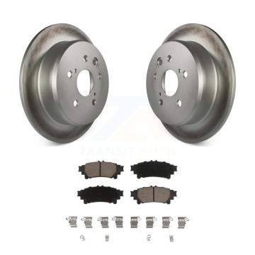 Rear Coated Disc Brake Rotors And Ceramic Pads Kit For Lexus IS250 KGC-101625