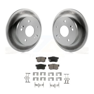 Rear Coated Disc Brake Rotor And Ceramic Pad Kit For Honda Civic Accord Acura RSX Integra KGC-101630