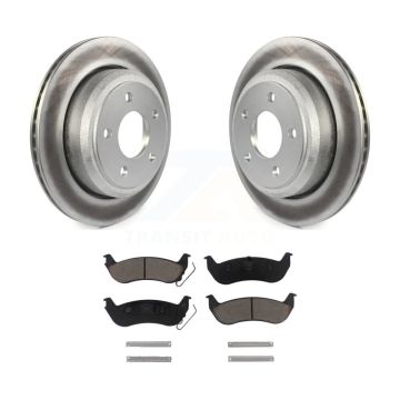 Rear Coated Disc Brake Rotors And Ceramic Pads Kit For Ford Ranger Mazda B2300 B4000 KGC-101632