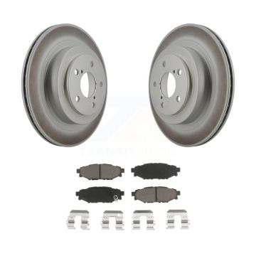 Rear Coated Disc Brake Rotors And Ceramic Pads Kit For Subaru Legacy KGC-101650