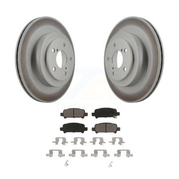 Rear Coated Disc Brake Rotors And Ceramic Pads Kit For Subaru Legacy KGC-101651