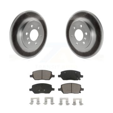 Rear Coat Brake Rotor Ceramic Pad Kit For Pontiac Montana Chevrolet Uplander Buick Saturn KGC-101663
