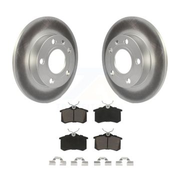 Rear Coat Disc Brake Rotors Ceramic Pad Kit For Audi A4 S4 With 245mm Diameter Rotor KGC-101672