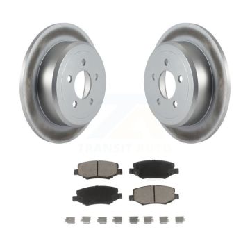 Rear Coated Disc Brake Rotors And Ceramic Pads Kit For Jeep Liberty Dodge Nitro KGC-101674