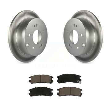 Rear Coated Disc Brake Rotors And Ceramic Pads Kit For Mitsubishi Eclipse Galant KGC-101676