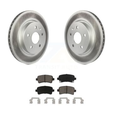 Rear Coated Brake Rotors Ceramic Pad Kit For Chevrolet Buick Malibu Impala LaCrosse Regal KGC-101686