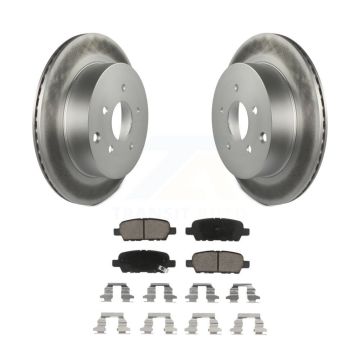 Rear Coat Brake Rotor Ceramic Pad Kit For Nissan Murano INFINITI Pathfinder QX60 Q50 FX35 KGC-101690