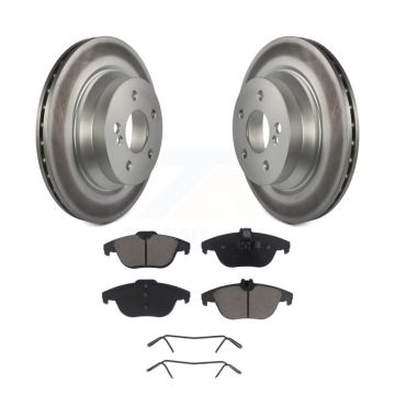 Rear Coated Disc Brake Rotors And Ceramic Pads Kit For Mercedes-Benz GLK350 GLK250 E350 KGC-101710