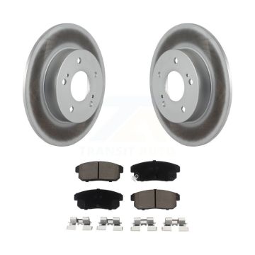 Rear Coated Disc Brake Rotors And Ceramic Pads Kit For Nissan Maxima INFINITI I35 I30 KGC-101714