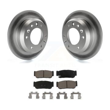 Rear Coated Disc Brake Rotor Ceramic Pad Kit For Hyundai Entourage Kia Sedona To 04/27/06 KGC-101719