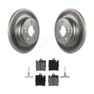 Rear Coat Brake Rotor Ceramic Pad Kit For Mercedes-Benz C230 SLK350 CLK320 C280 E320 C240 KGC-101720