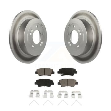 Rear Coated Disc Brake Rotors And Ceramic Pads Kit For Hyundai Tucson Kia Sportage KGC-101730