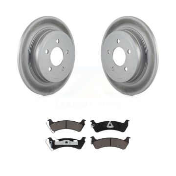 Rear Coated Disc Brake Rotors And Ceramic Pads Kit For Ford Explorer Sport Trac KGC-101733