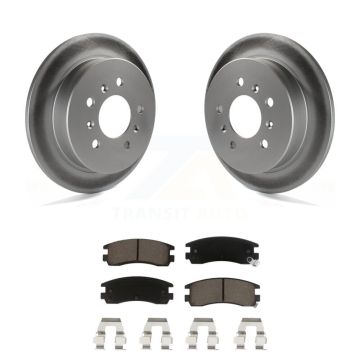 Rear Coat Brake Rotor Ceramic Pad Kit For Chevrolet Impala Buick Pontiac Grand Am Century KGC-101740