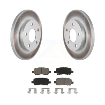 Rear Coated Brake Rotor Ceramic Pad Kit For Chevrolet Impala Buick LaCrosse Pontiac Grand KGC-101741