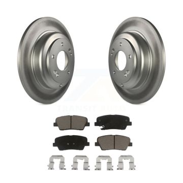Rear Coated Disc Brake Rotors And Ceramic Pads Kit For Hyundai Genesis Coupe KGC-101744